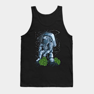 Astronaut Cannabis Tank Top